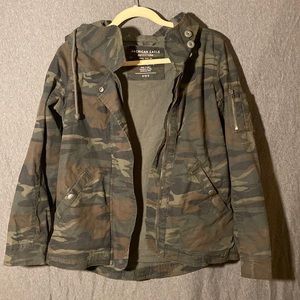 American Eagle Outfitters Womens camo jacket.